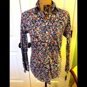 J. Crew Button Down Long Sleeve Top Shirt size XS